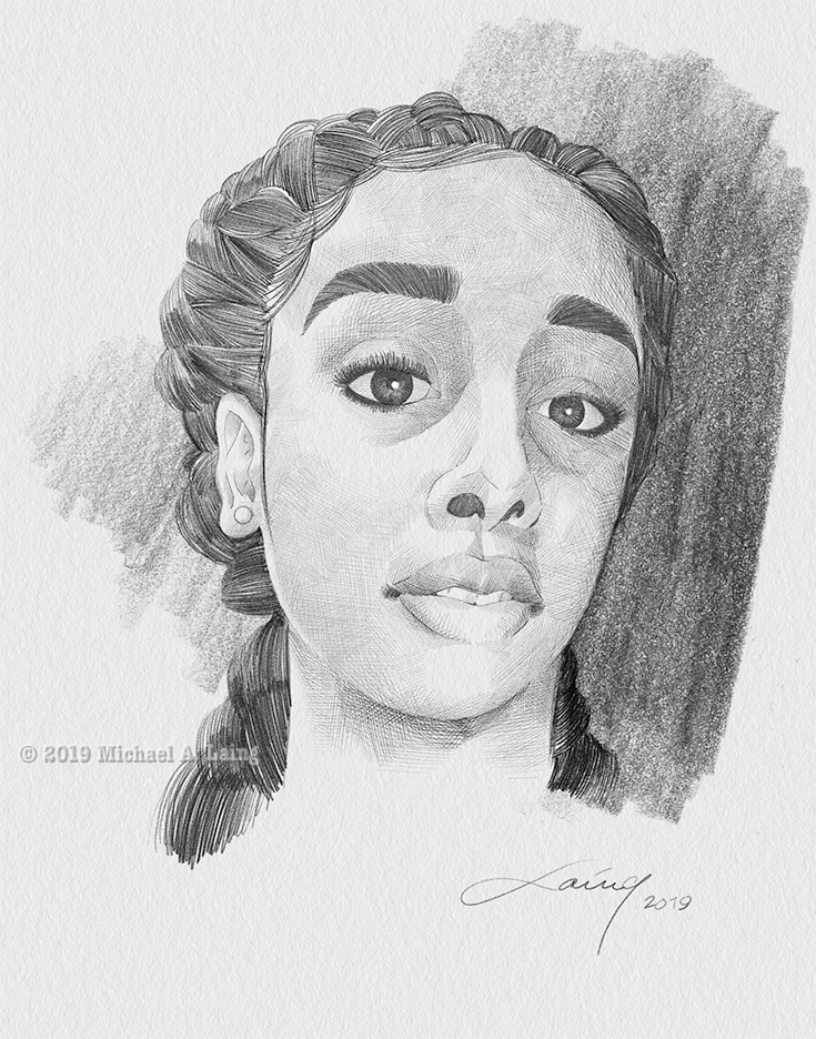 Pencil Sketch Portrait